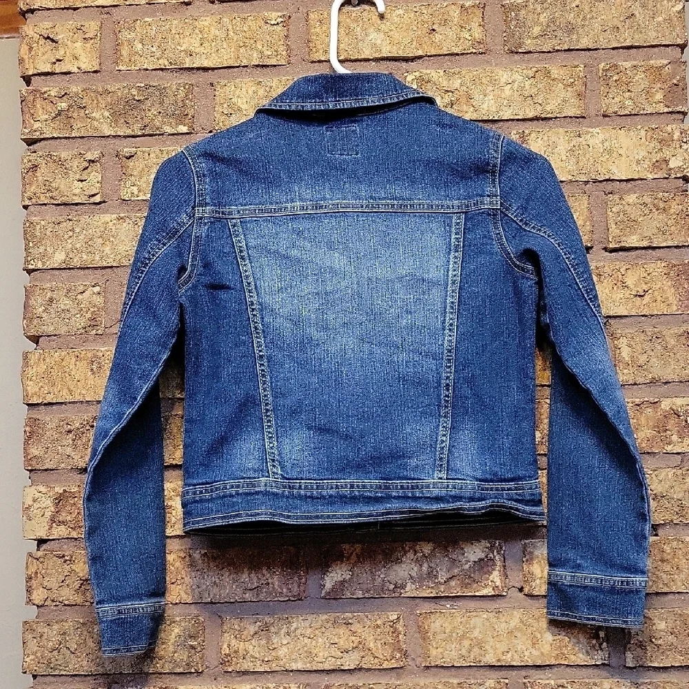 The Children's Place Blue Denim Jacket Size 10/12